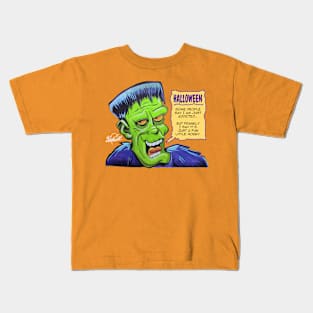 Frank loves Halloween Kids T-Shirt